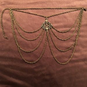 Antique gold upper arm bracelet.